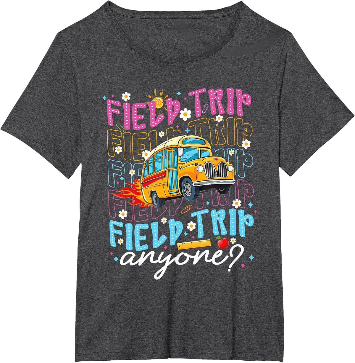 Teacher Student Kids T-Shirt - Dark Heather Grey