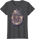 Women's Woke Up For The Stall Funny BBQ Grill Grilling Pitmaster T-Shirt - Dark Heather Grey