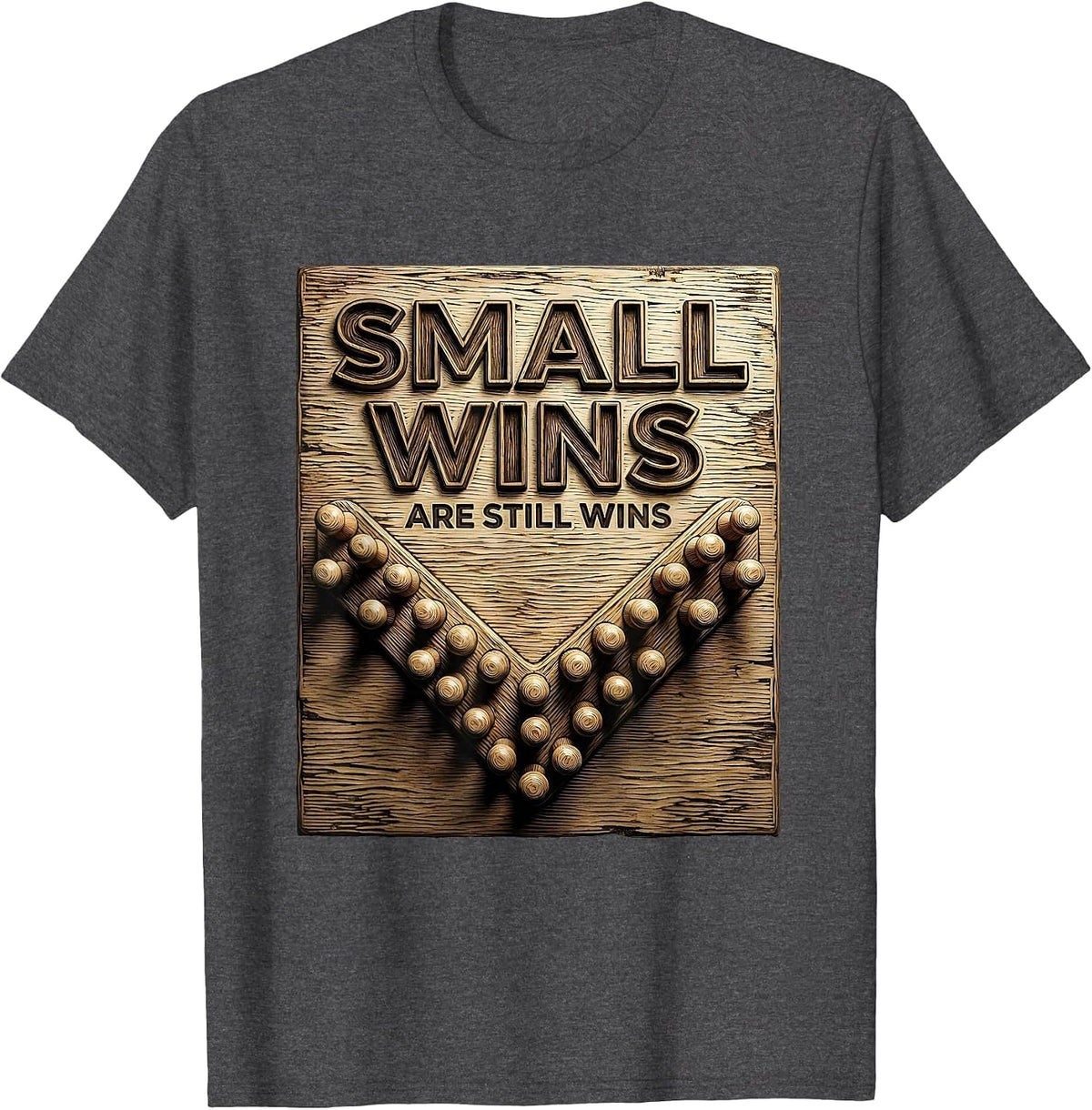 Small Wins Are Still Wins Occupational Therapy T-Shirt - Dark Heather Grey