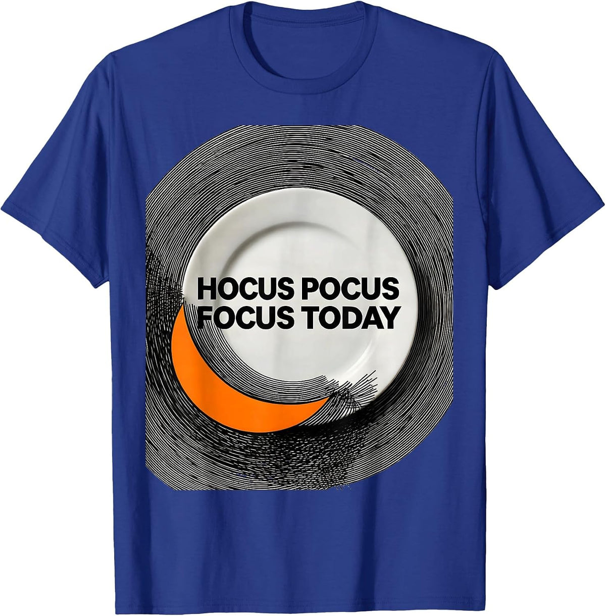 Hocus Pocus Focus Today Funny Halloween Teacher Costume T-Shirt - Royal Blue