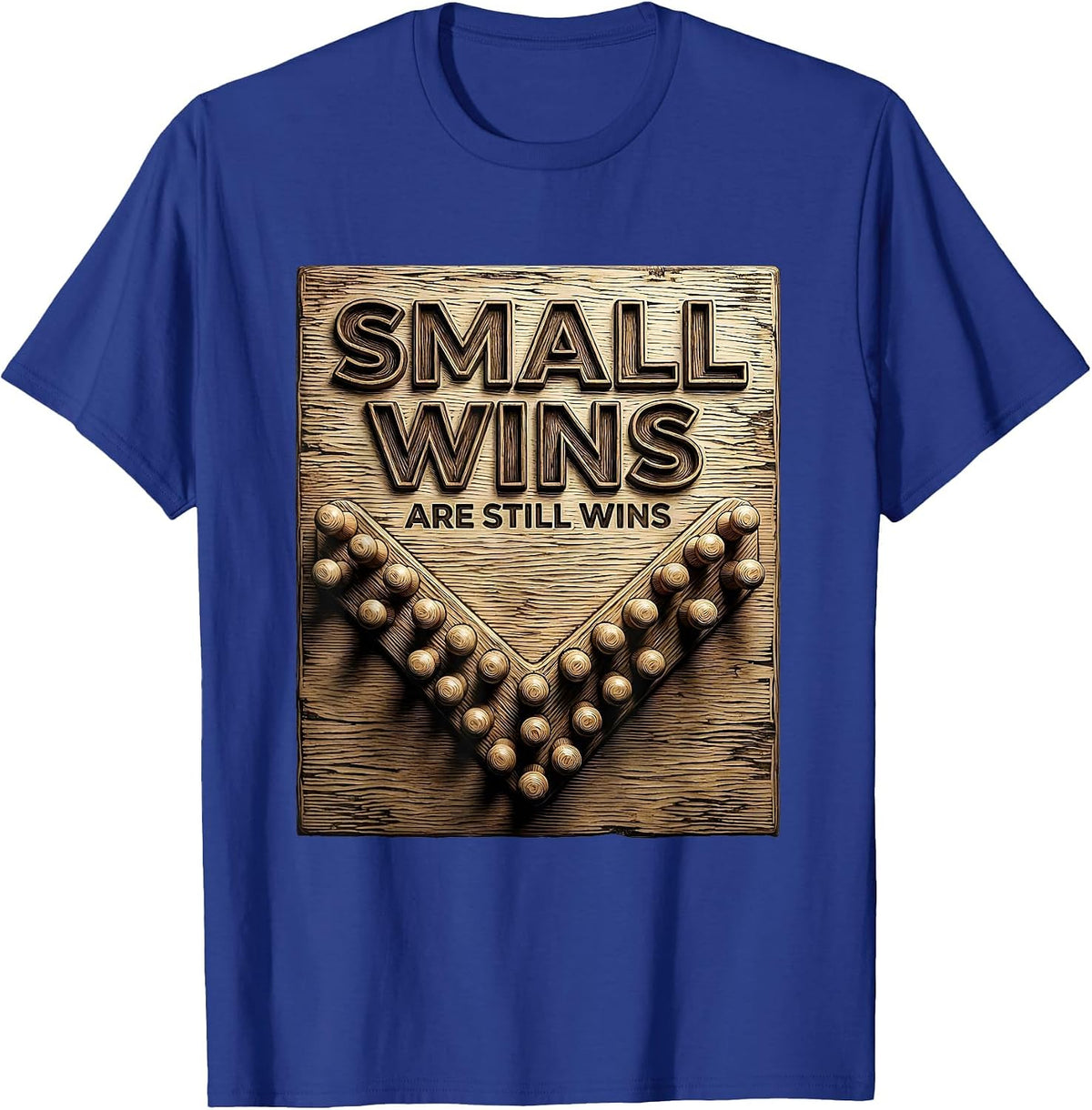 Small Wins Are Still Wins Occupational Therapy T-Shirt - Royal Blue