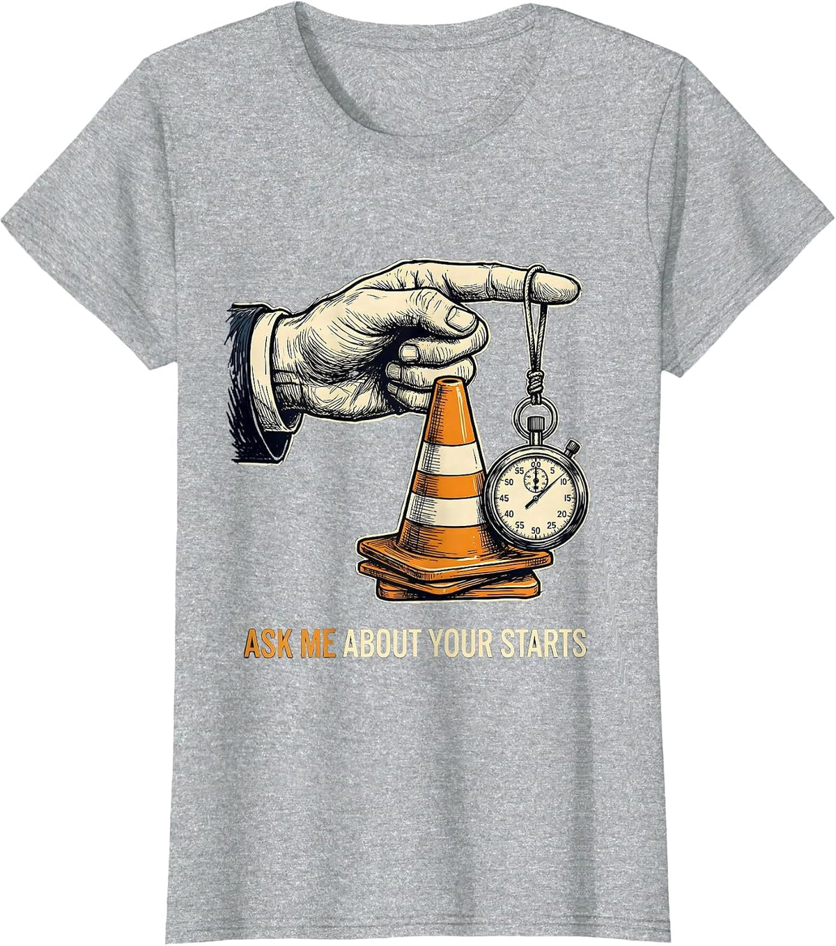 Ask Me About Your Starts Wellness Squad Health Trainer Coach T-Shirt - Heather Grey