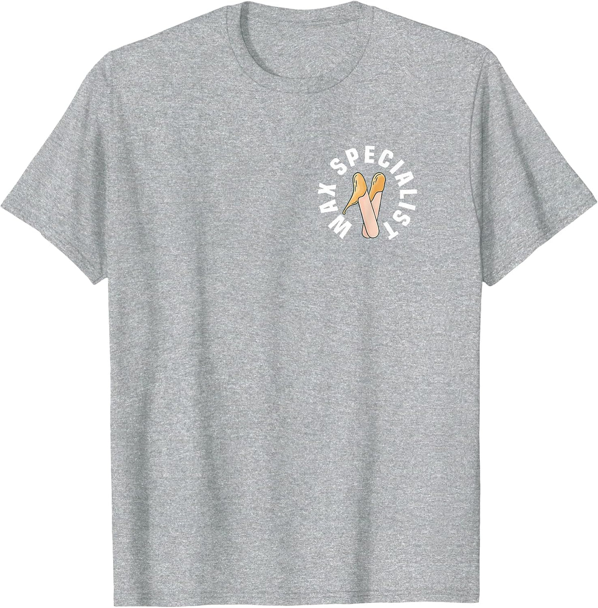 Wax Specialist Pocket Apparel Esthetician T-Shirt - Heather Grey