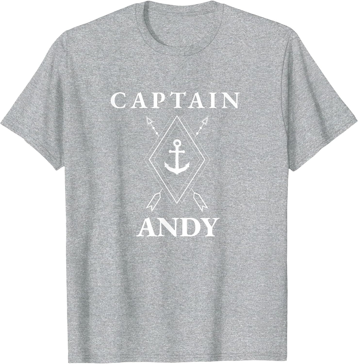 Captain Andy T-Shirt - Heather Grey