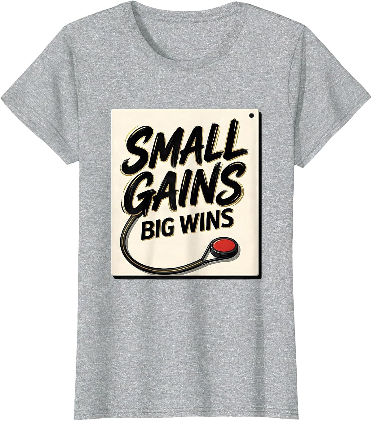 Small Gains, Big Wins Occupational Therapy Physical Therapy T-Shirt - Heather Grey