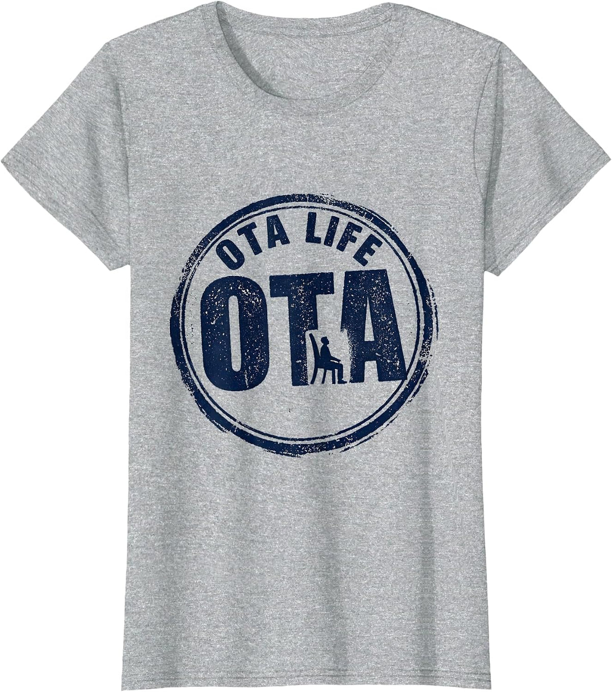 OTA Life Retro Occupational Therapy OTA COTA OT Month T-Shirt - Heather Grey