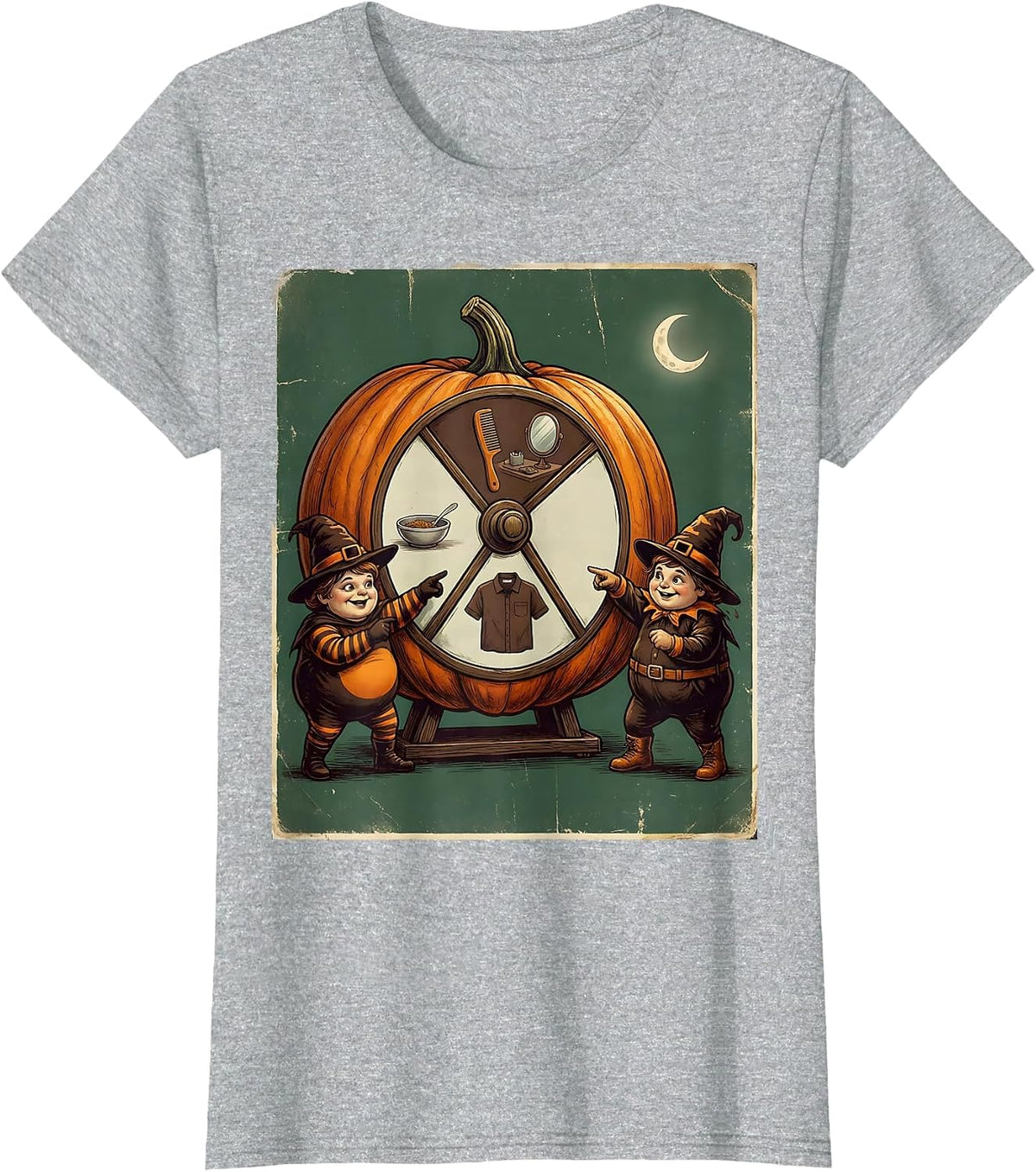 Women's Therapy Squad Pumpkin Daily Routine Occupational Therapy T-Shirt - Heather Grey