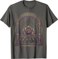 Mardi Gras New Orleans Balcony Revelers Design T-Shirt - Asphalt Grey