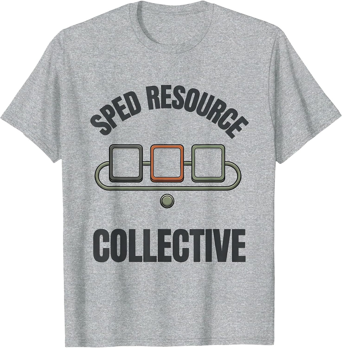 Men's SPED Resource Collective Special Education Teacher Squad T-Shirt - Heather Grey