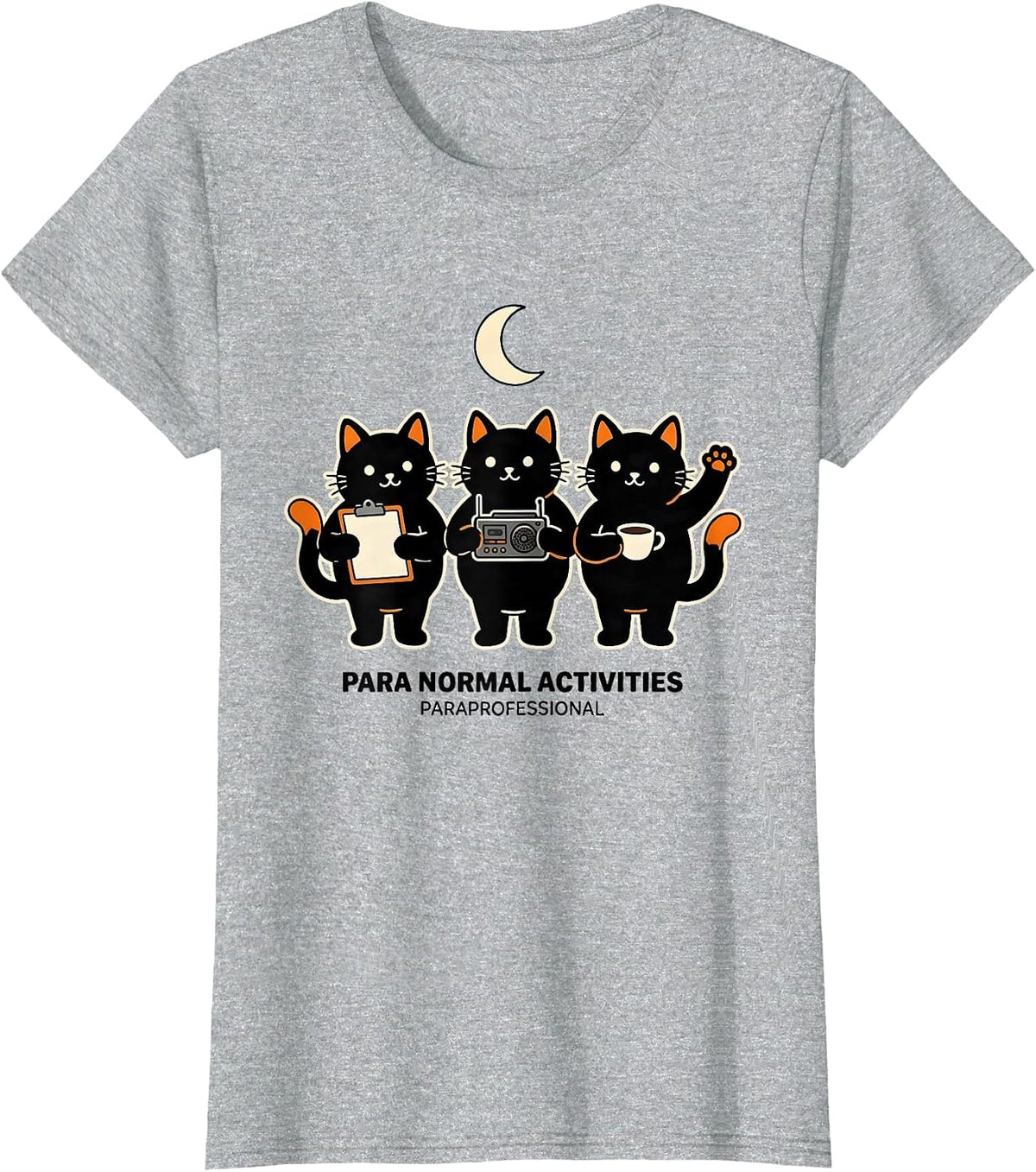 Women's Para Normal Activities Paraprofessional Funny T-Shirt - Heather Grey