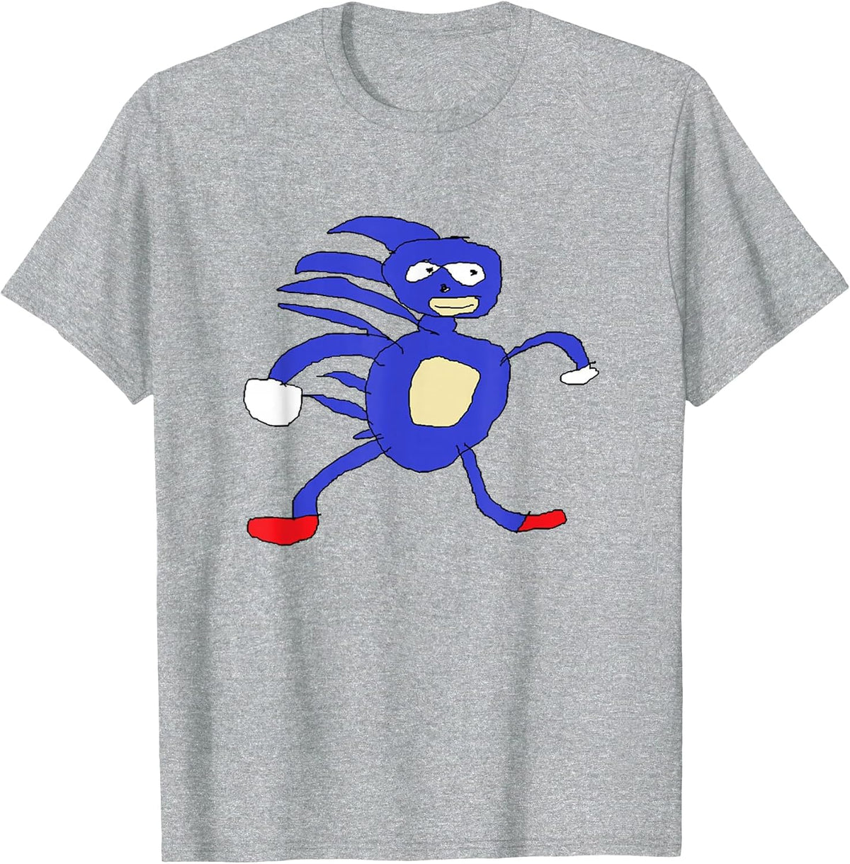 Sanik Meme T-Shirt - Heather Grey