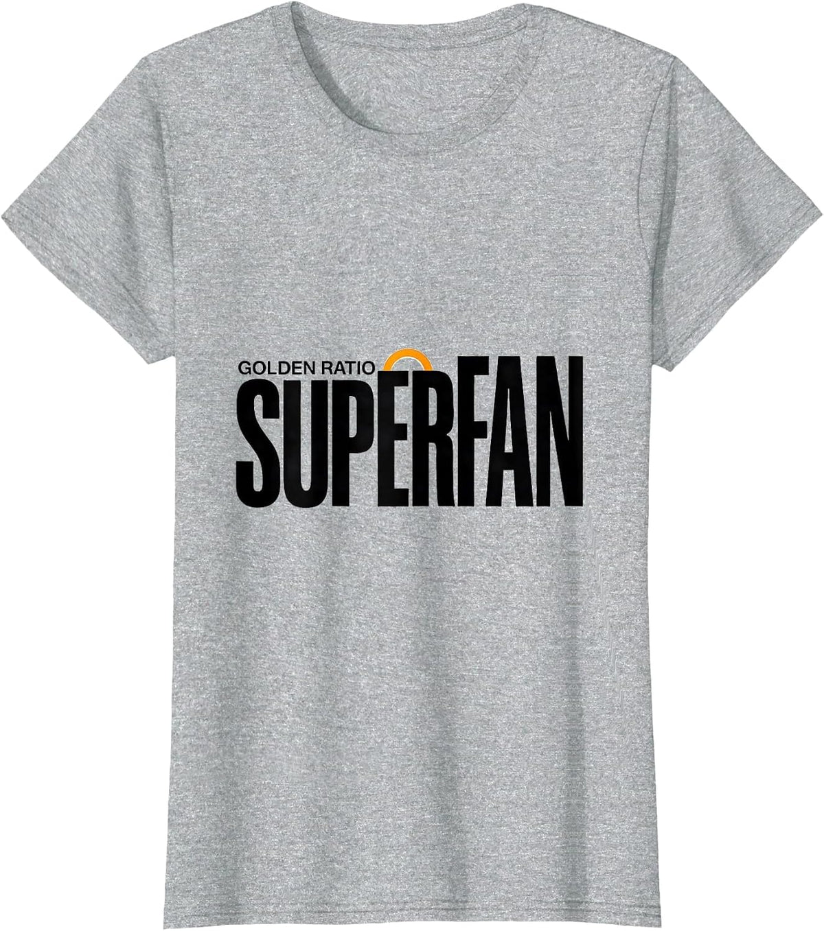 Women's Golden Ratio Superfan Math Enthusiast Sacred Geometry Phi T-Shirt - Heather Grey