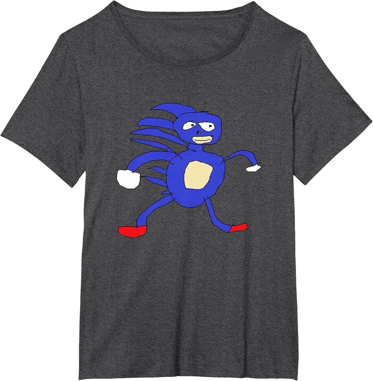 Sanik Meme T-Shirt - Dark Heather Grey