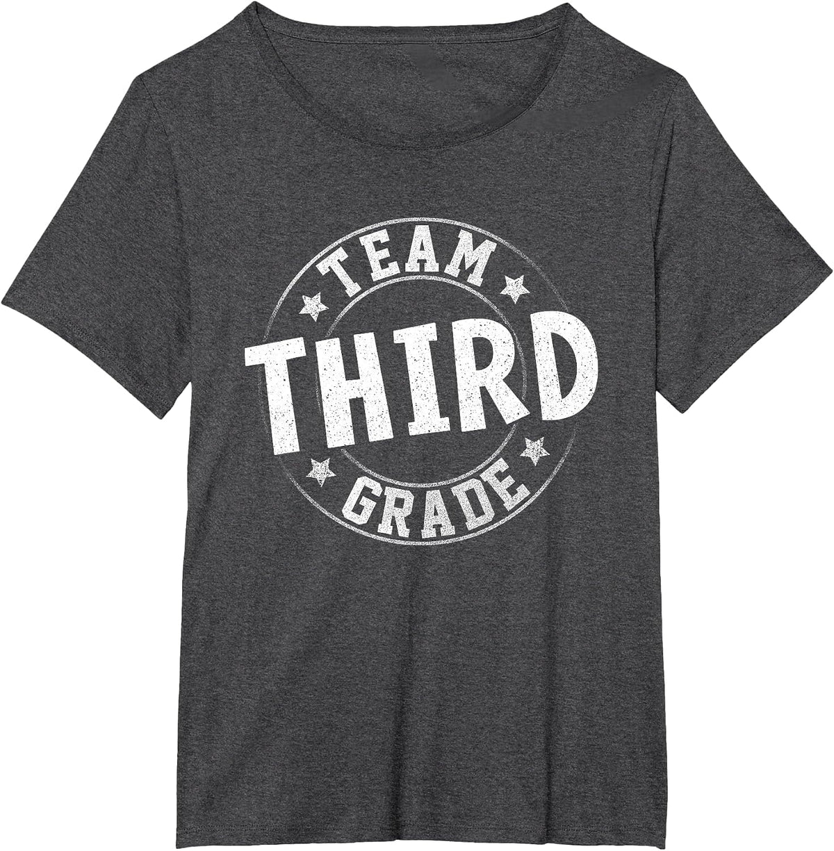 Team Third Grade Teacher Student Back to School 3rd Grade T-Shirt - Dark Heather Grey