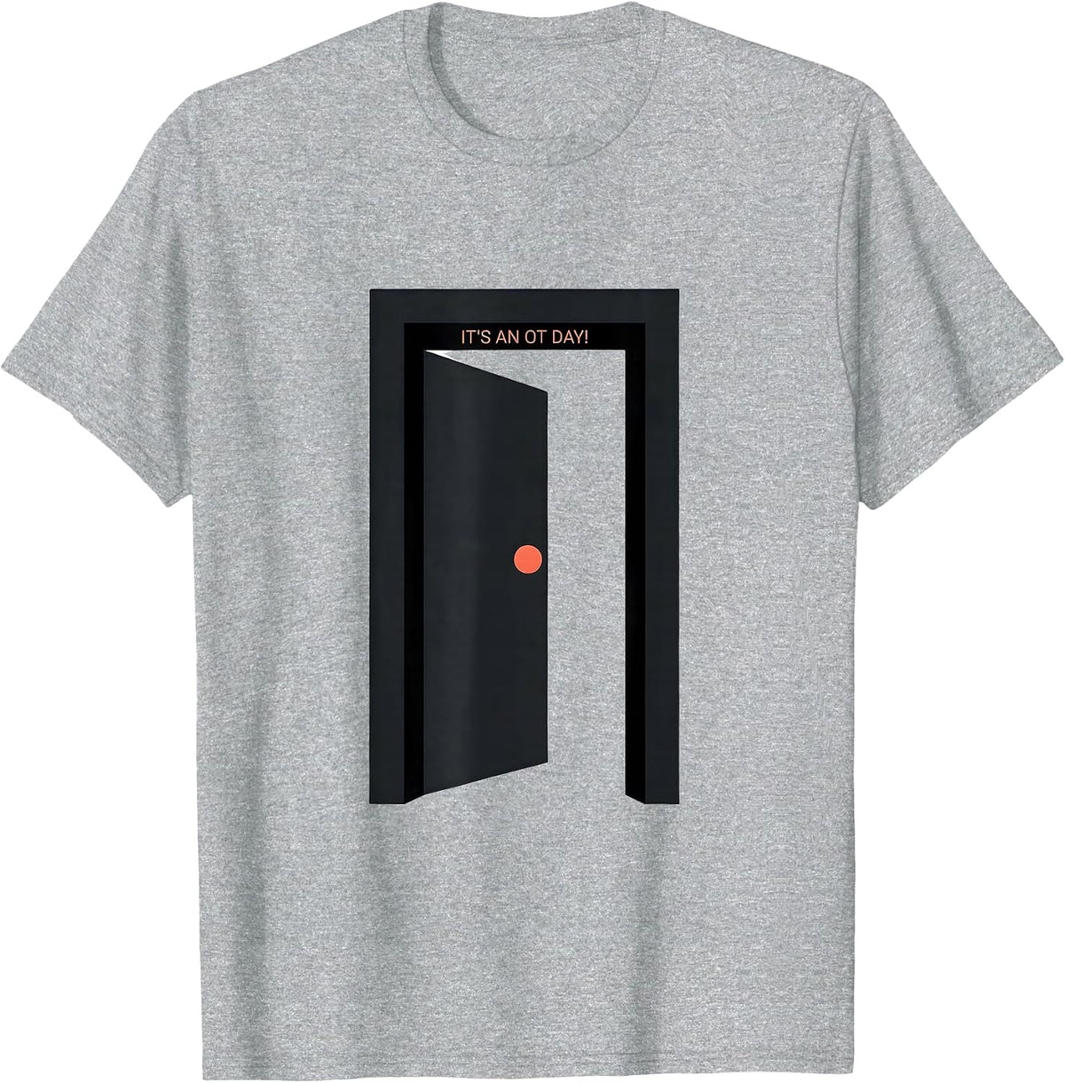 Men's It's An OT Day! Retro Occupational Therapy Minimalist OT T-Shirt - Heather Grey