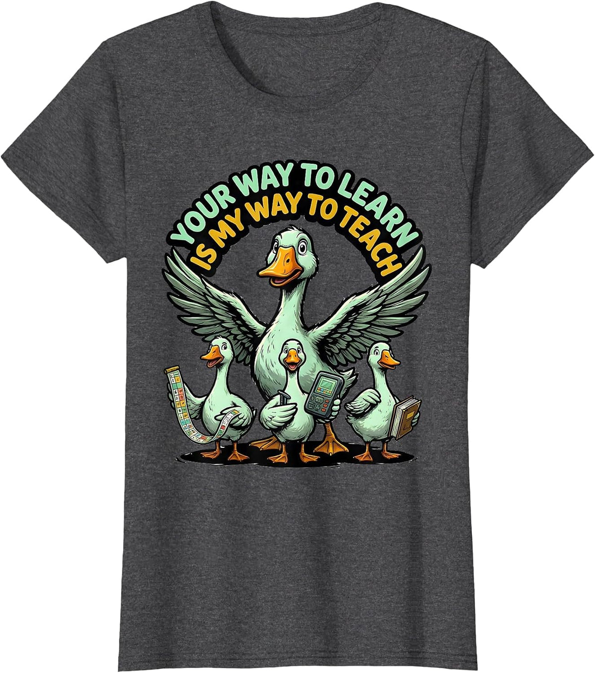 Women's Your Way To Learn Is My Way To Teach Funny Special Education T-Shirt - Dark Heather Grey