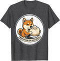 Men's Nikuman Or Nothing Kawaii Shiba Inu Dog Lover Anime Humor T-Shirt - Dark Heather Grey