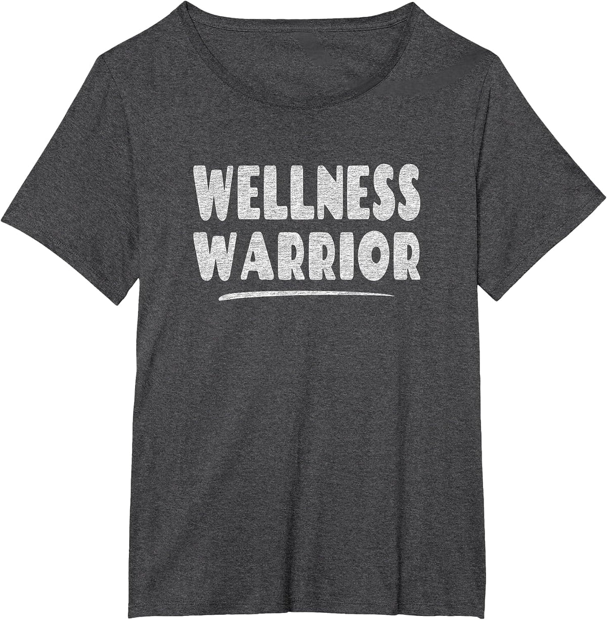 Wellness Warrior - Mental Health Advocate T-Shirt - Dark Heather Grey
