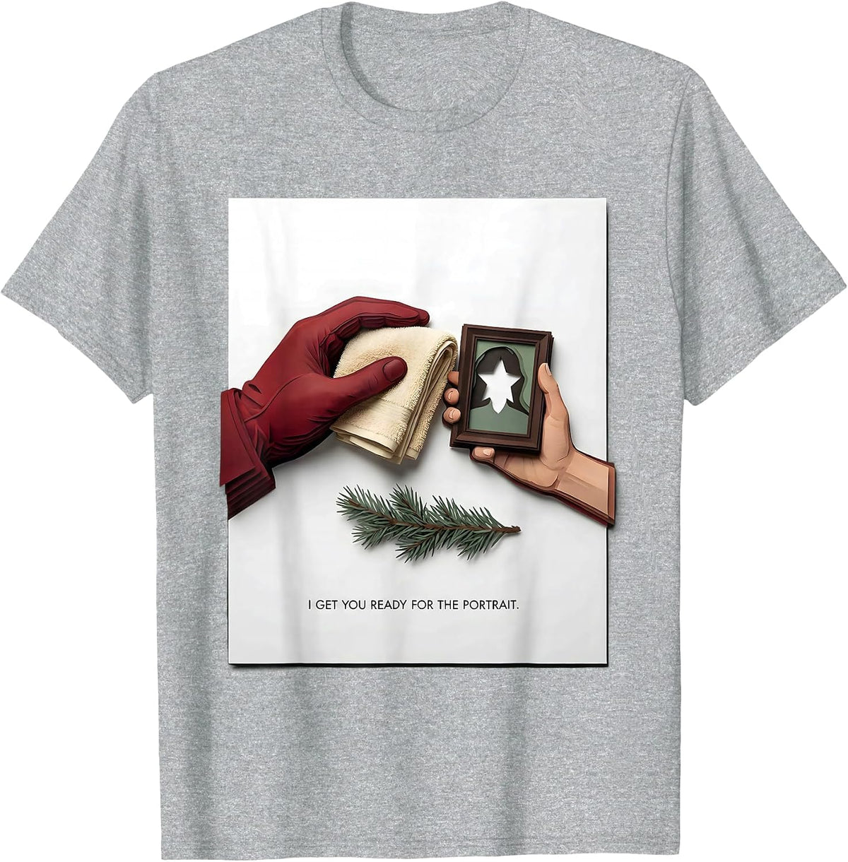 Men's I Get You Ready For The Portrait Funny Esthetician Skincare T-Shirt - Heather Grey