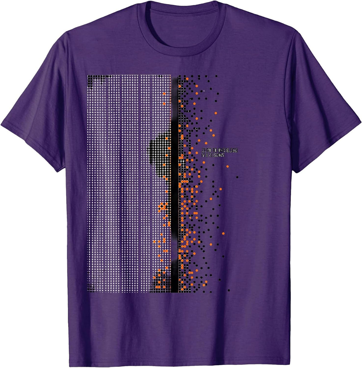 Zero To Overload In 8 Sessions Occupational Therapy Sensory T-Shirt - Purple
