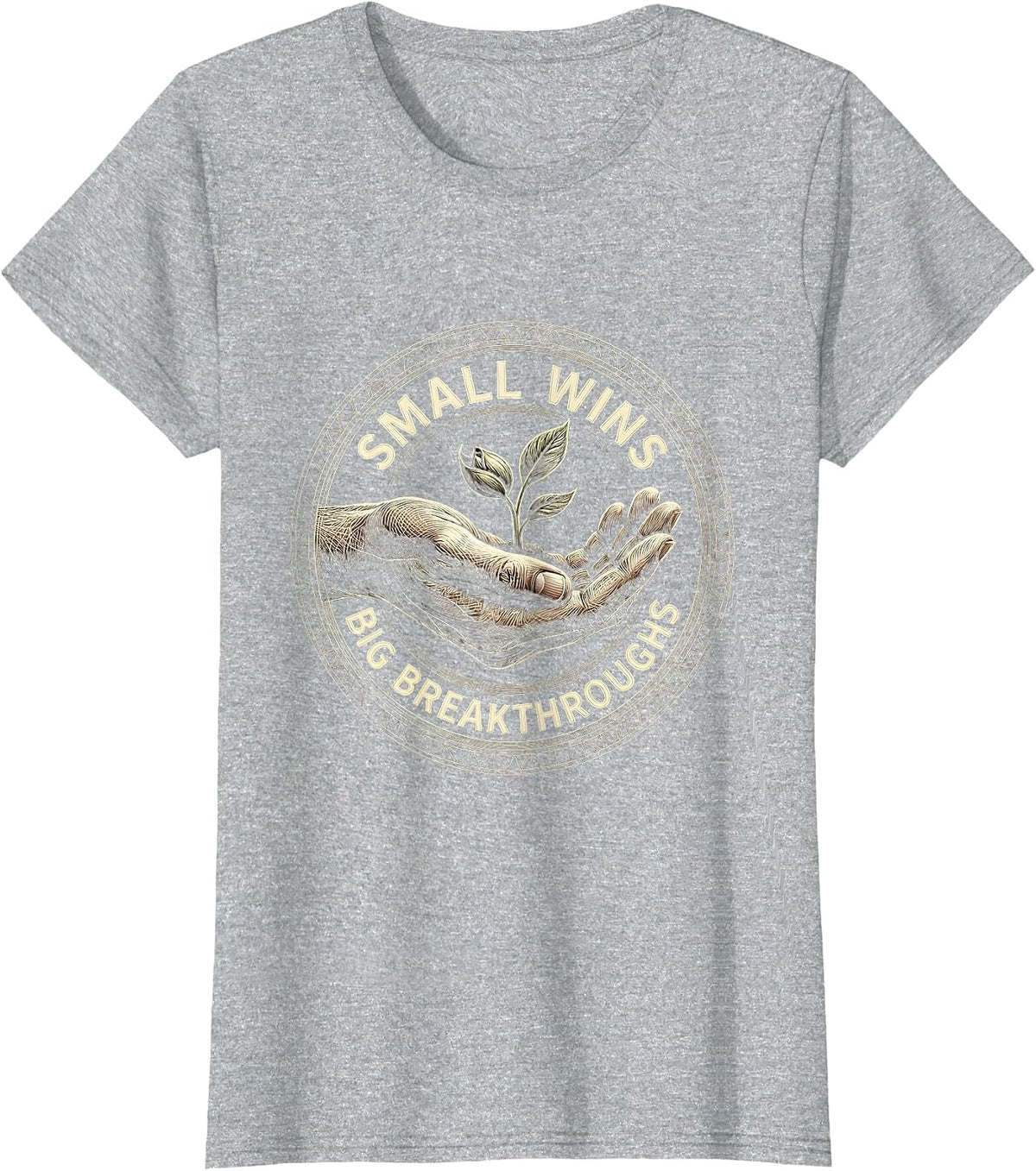 Small Wins Big Breakthroughs Occupational Therapy T-Shirt - Heather Grey