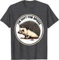 Men's I’m Soft For Spikes Cute Hedgehog Lover Gift for Kids T-Shirt - Dark Heather Grey
