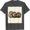 Men's Hedgehog Storybook Cute Funny Animal Lover T-Shirt - Dark Heather Grey