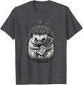 Men's Game Over, Not Yet Japanese Anime-Style Hedgehog Gamer Humor T-Shirt - Dark Heather Grey