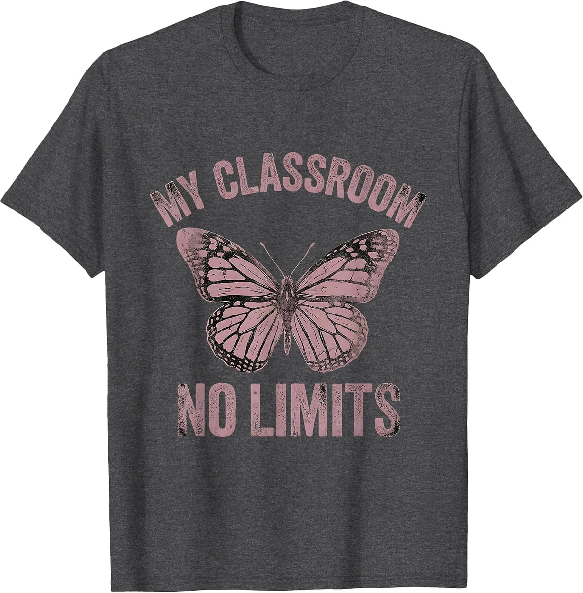 My Classroom No Limits Sped Teacher Design T-Shirt - Dark Heather Grey