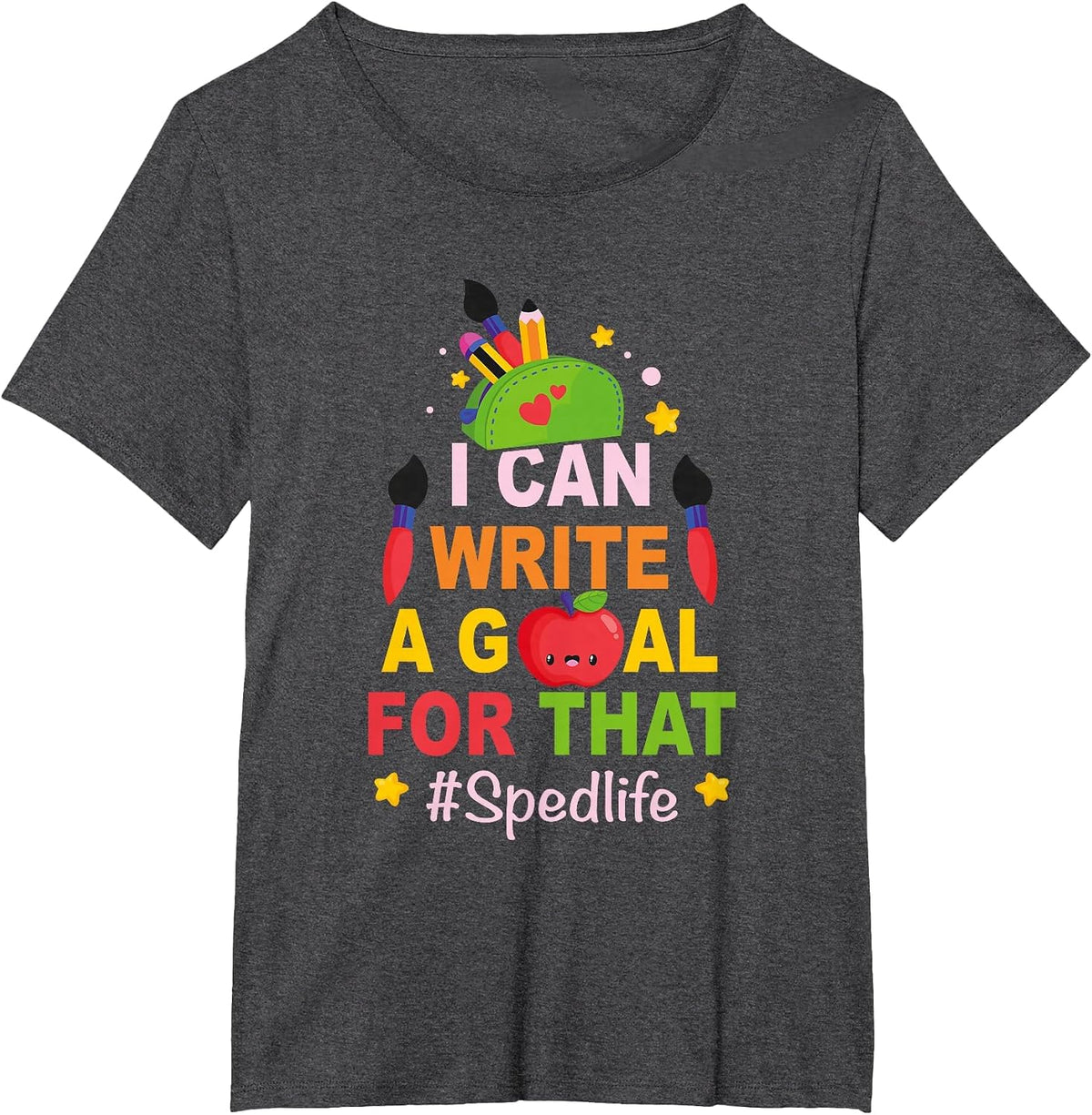 for That Sped T-Shirt - Dark Heather Grey