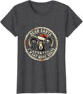 Women's Dear Santa, I Want More Goats Funny Goat Lover Christmas T-Shirt - Dark Heather Grey