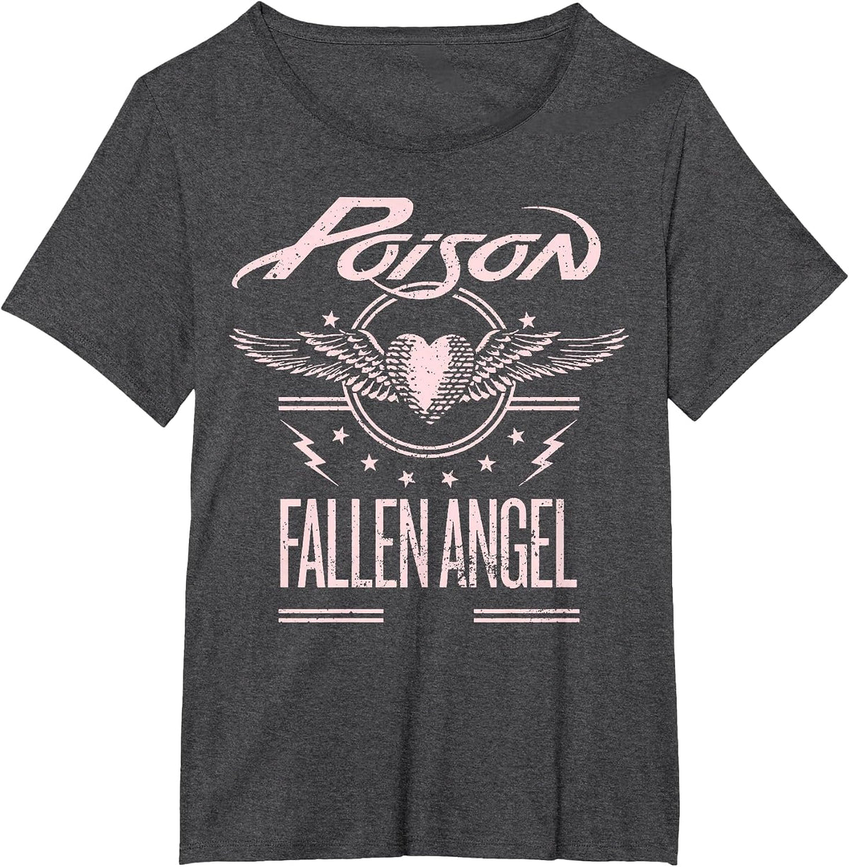 Poison - Fallen Angel T-Shirt - Dark Heather Grey