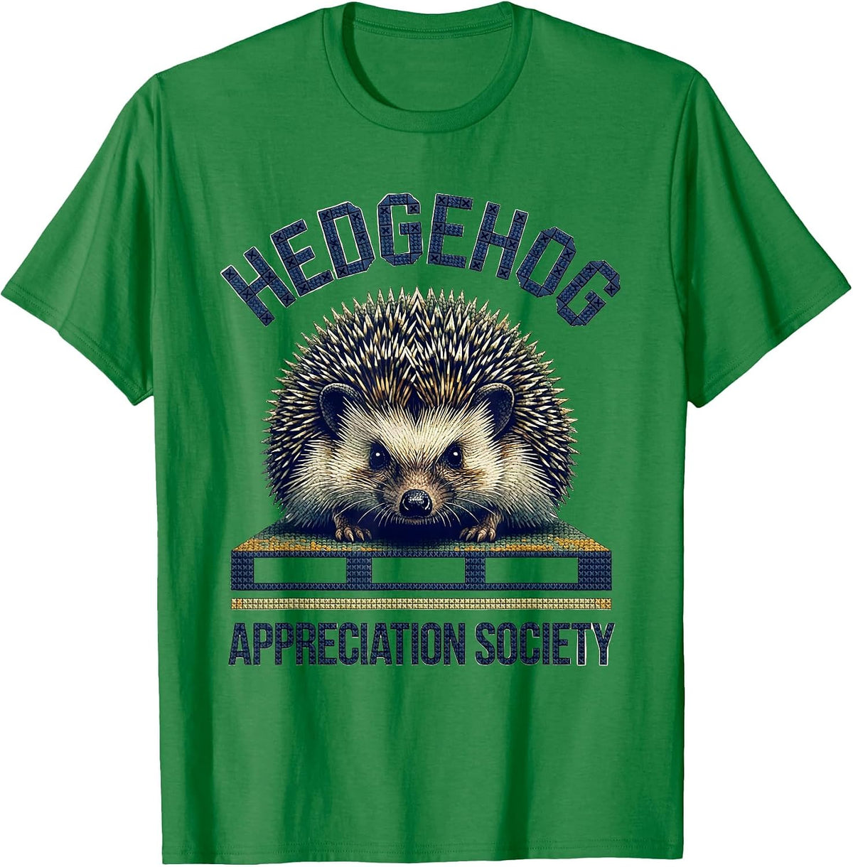 Men's Hedgehog Appreciation Society Cute Hedgehog Lover Gift for T-Shirt - Kelly Green