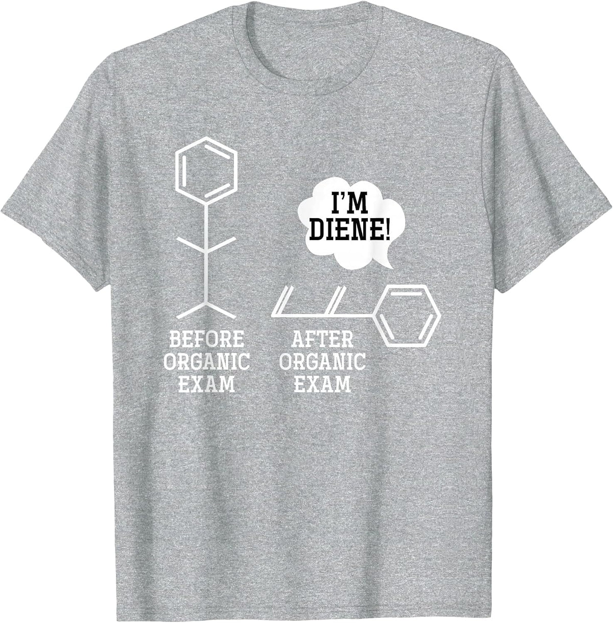 Funny Chemistry T-Shirt - Heather Grey