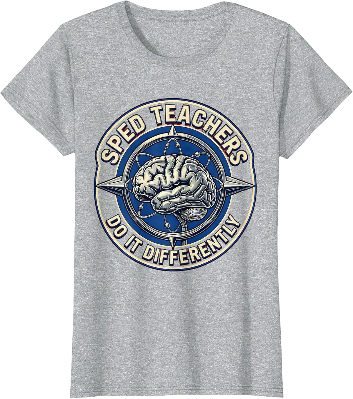 Sped Teachers Do It Differently Special Ed Design T-Shirt - Heather Grey