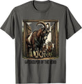 Gatekeeper Of The Herd Vintage Funny Goat Lover Farmer Gift T-Shirt - Asphalt Grey