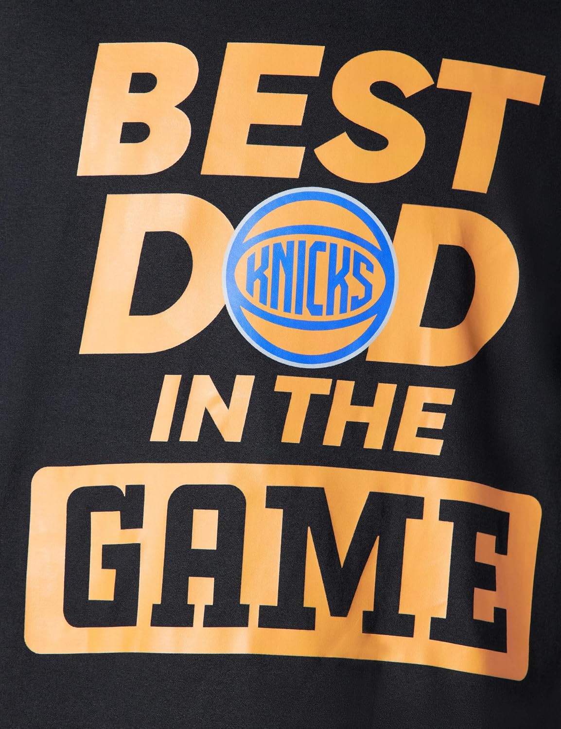 NBA Father's Day Best Dad in The Game Knicks Logo T-Shirt - Heather Grey