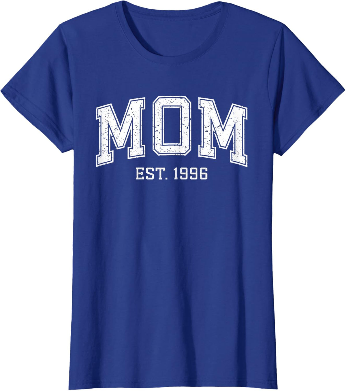Mom Est 1996 Custom Mom Personalized Mother’s Day Customized T-Shirt - Royal Blue