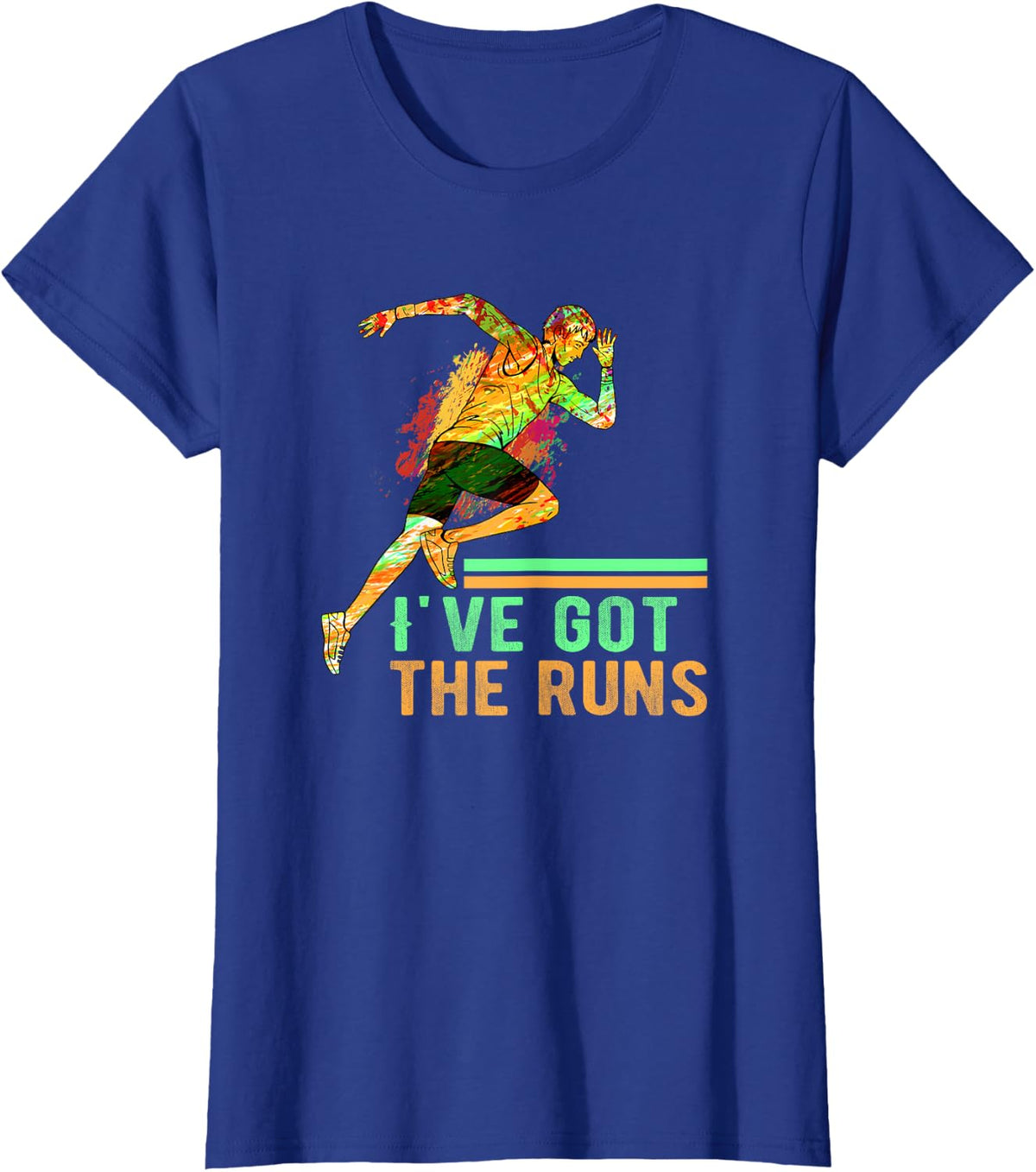 I've Got the Runs Running, Running and Jogging Runners T-Shirt - Royal Blue