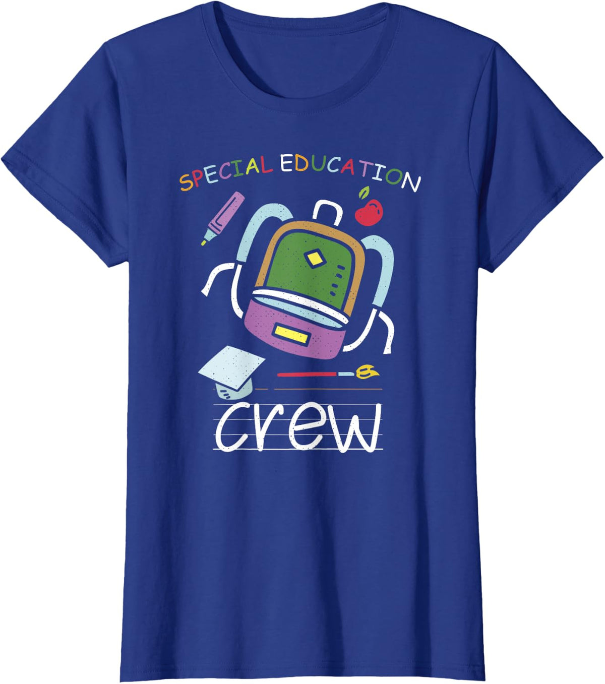 Fun Special Education Gift Design Teachers Fun Gift T-Shirt - Royal Blue