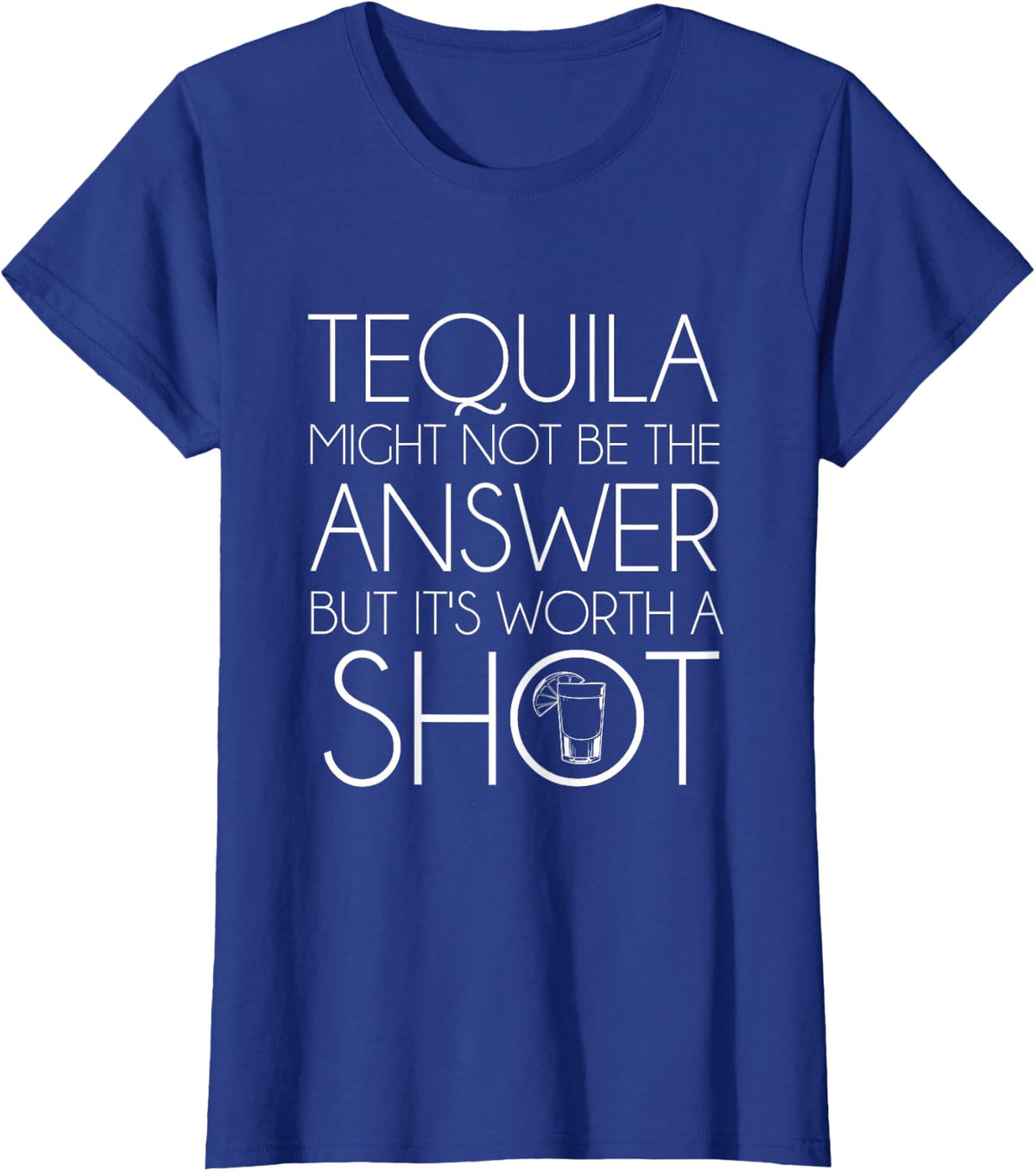 Mis Amigos Funny Salt Lime Tacos and Tequila T-Shirt Tee for Men Women - Royal Blue
