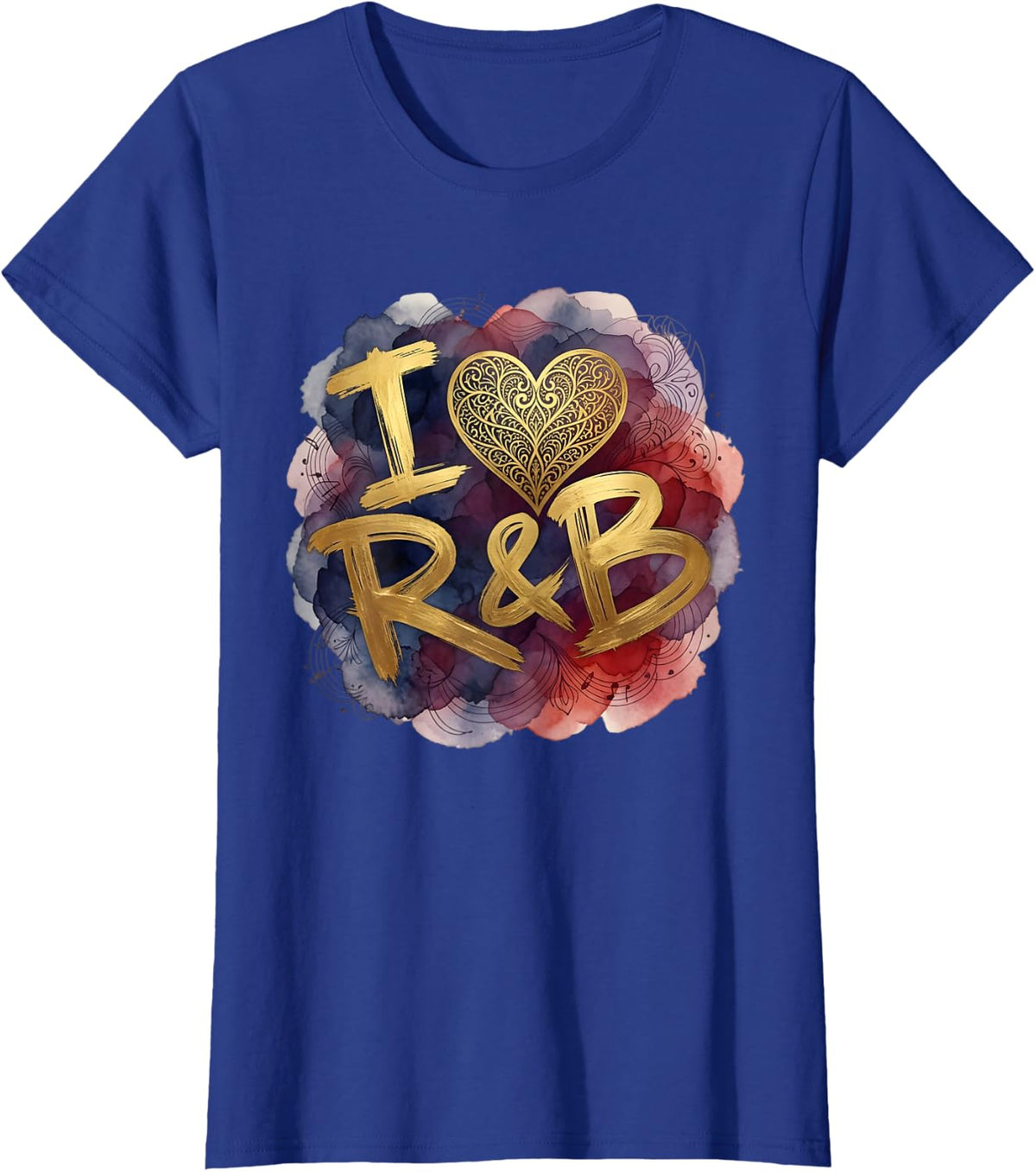 I Love R&B T-Shirt - Royal Blue