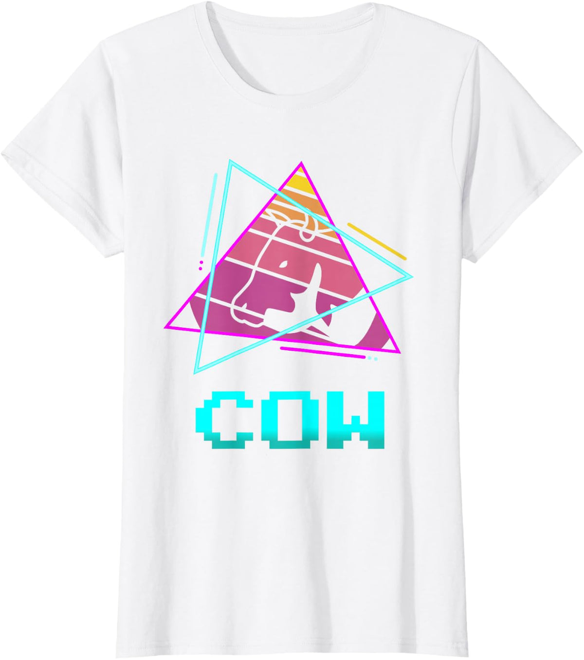 Retro Cow Cows Lover T-Shirt - White