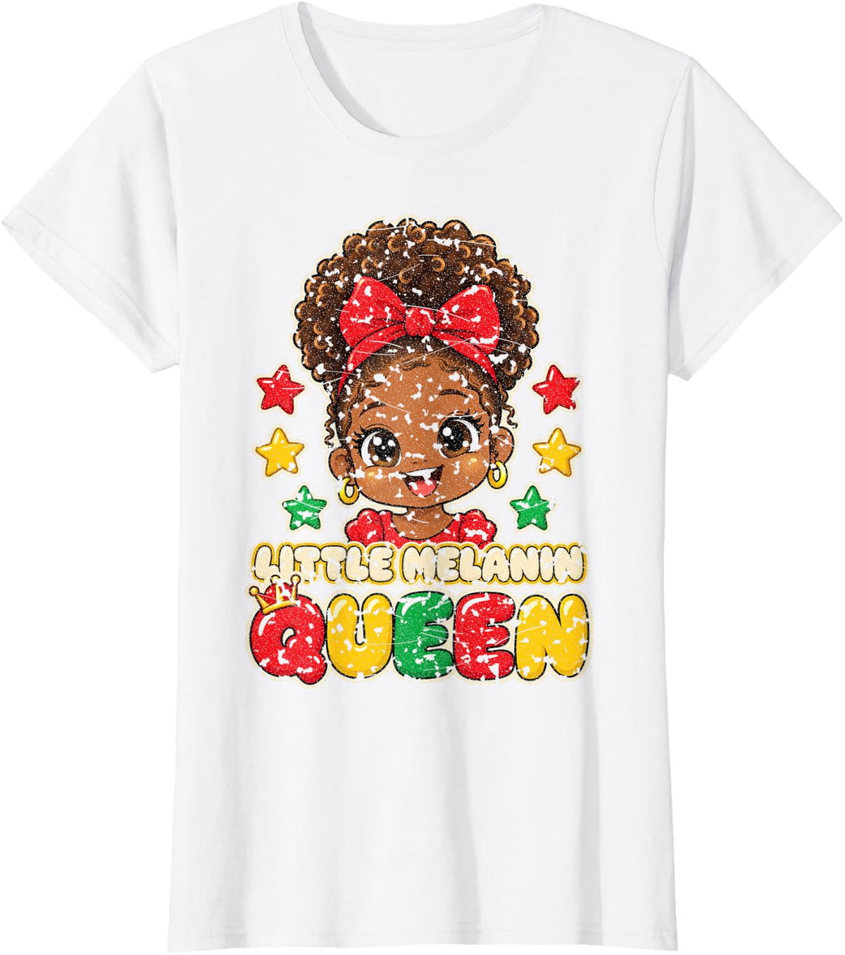 Melanin Queen Black History T-Shirt - White