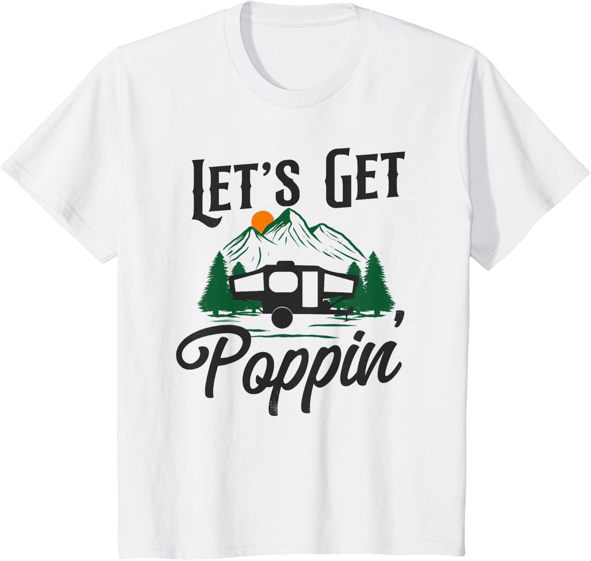 Camping Holen wir uns den Pop-Up Camper T-Shirt - White