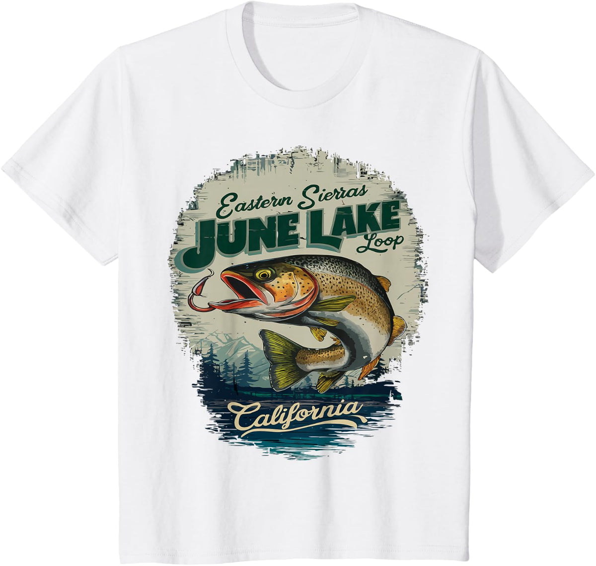 Eastern Sierras June Lake Loop California T-Shirt - White