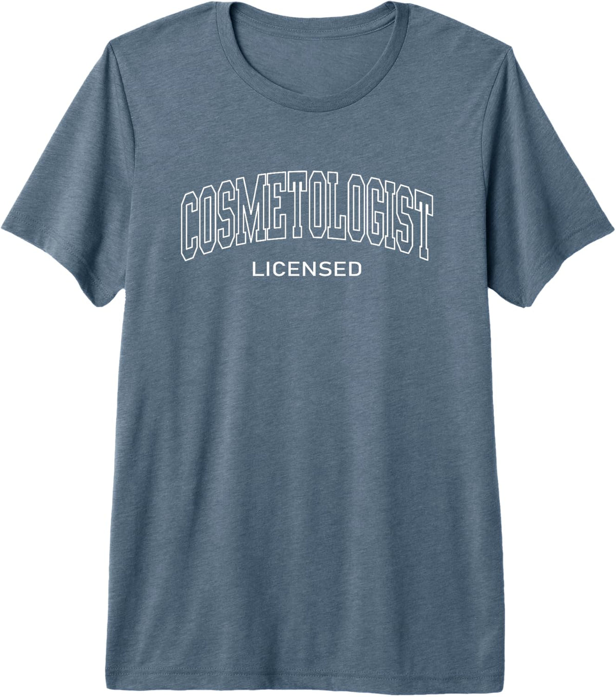 Licensed Cosmetologist Premium Tri-blend T-Shirt - Slate Grey