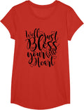 Well just Bless Your little Heart T-Shirt - Girls Red