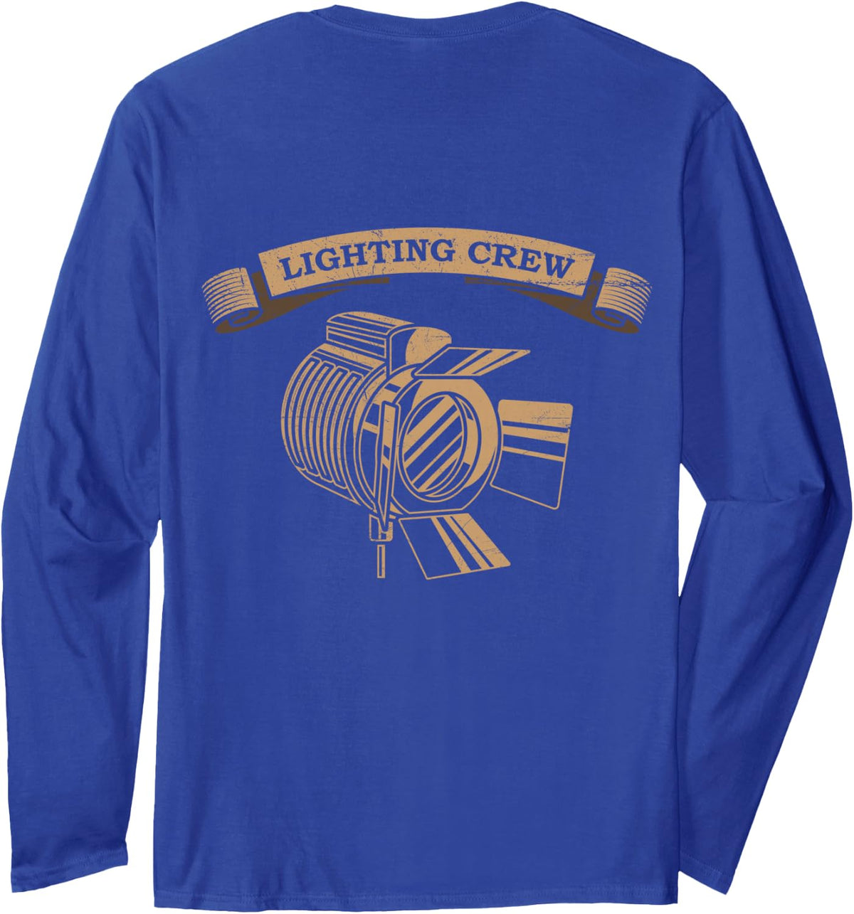 Stage Lighting Long Sleeve T-Shirt - Adult Unisex Royal Blue