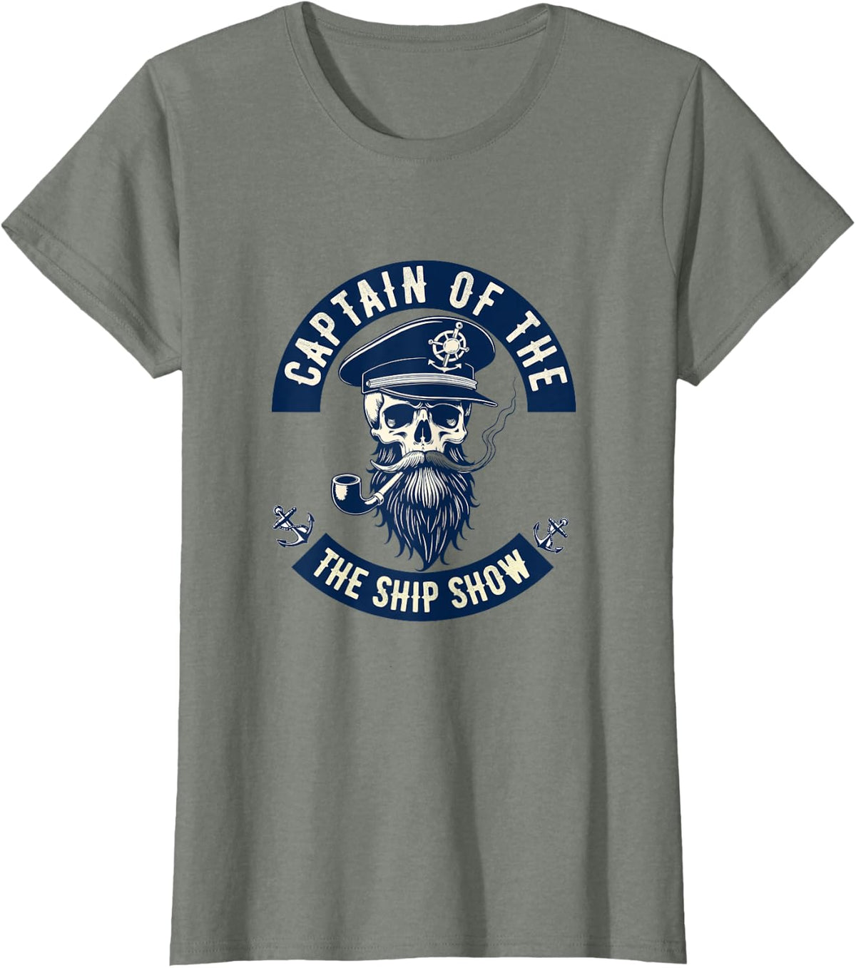 Captain T-Shirt - Olive Heather